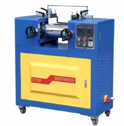 Laboratory PVC Silicone Rubber Open Mixing Two Roll Mill Machine for Plastic Product
